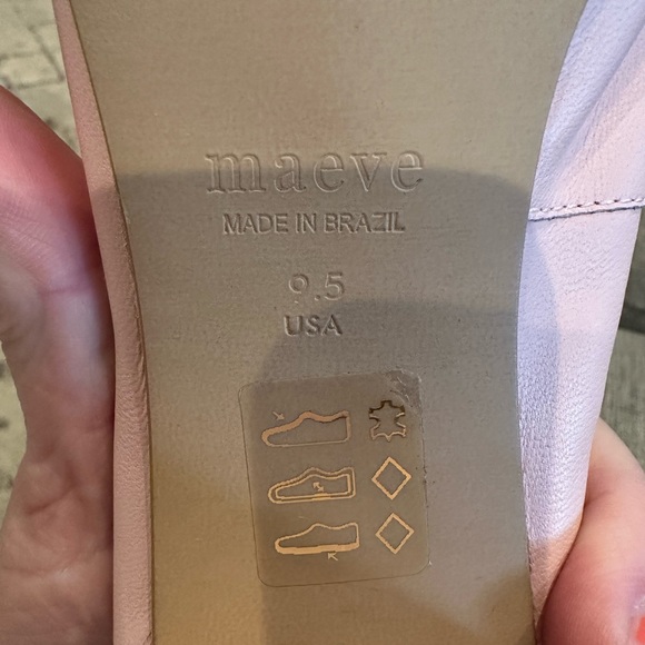 Maeve pink ballet heels. Size 9.5  purchased from anthropologie - Picture 3 of 5